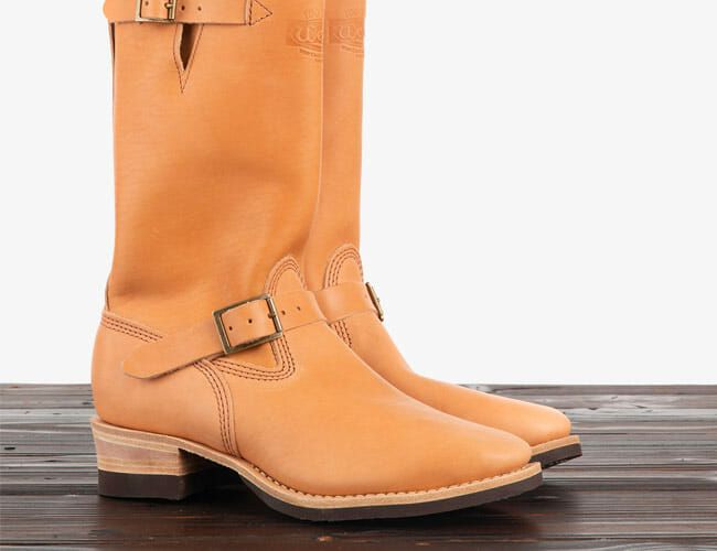 vegetable tanned leather cowboy boots