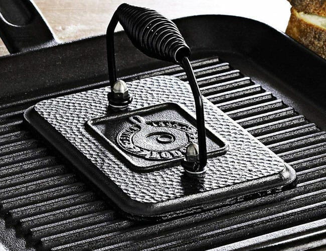 Lodge's $12 Cast-Iron Press Will Bring Your Bacon Game to New Heights