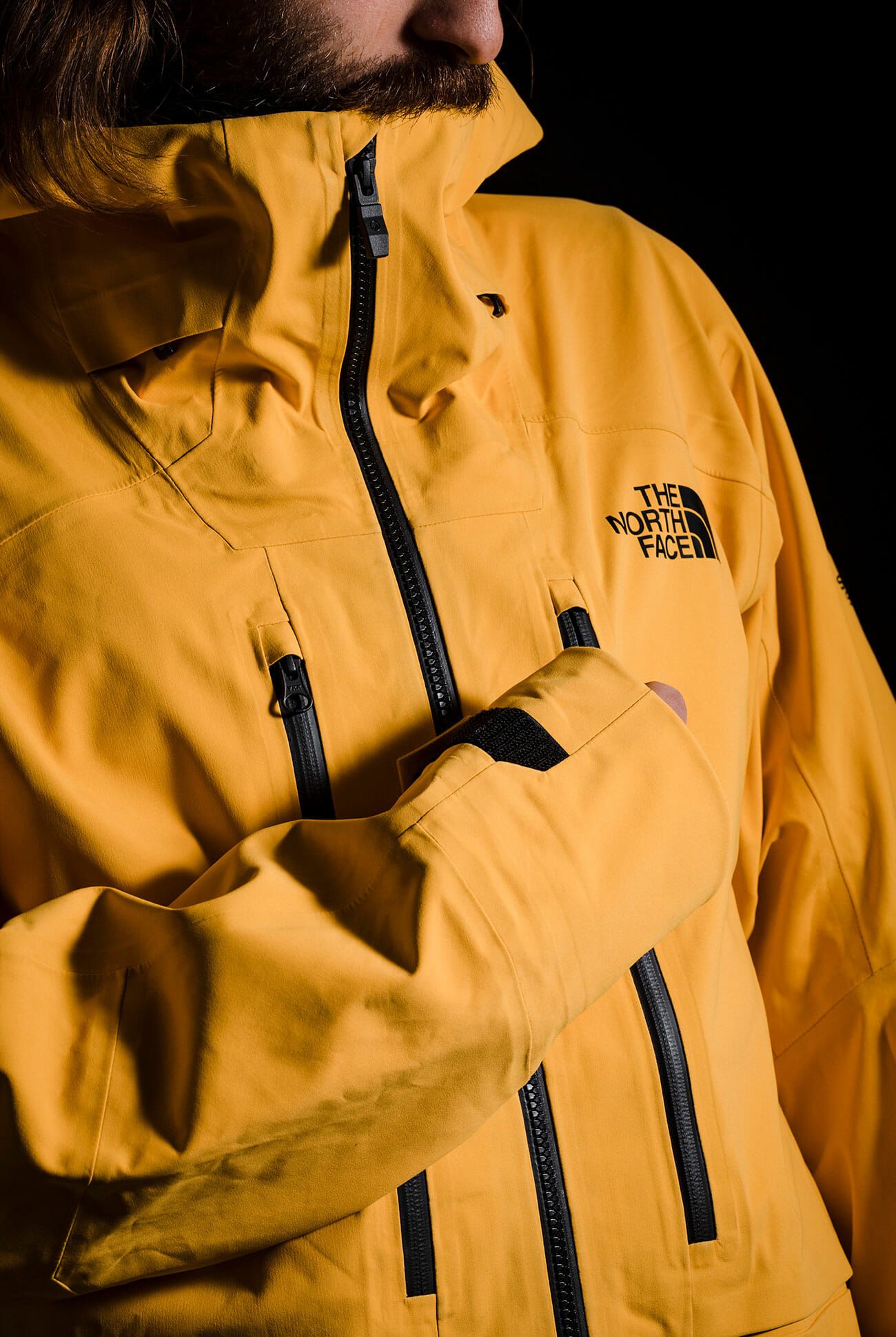 north face ski jacket yellow