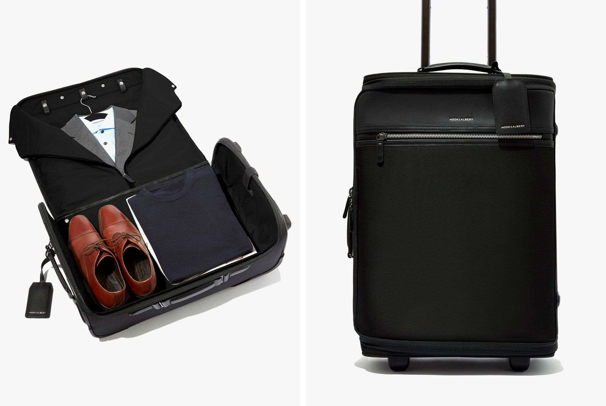Hook & Albert Garment Carry on Luggage - Black