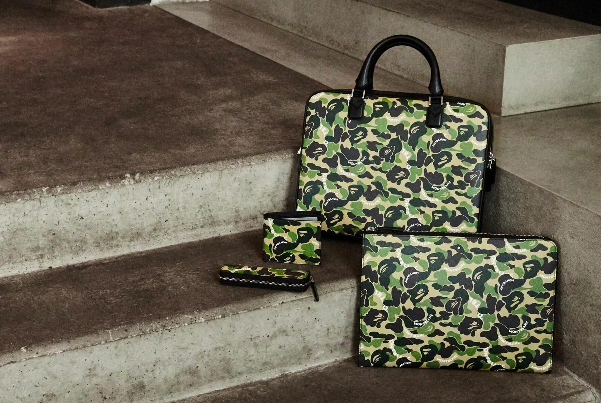 METCHA  BAPE x Montblanc to launch collab of luxe leather goods.