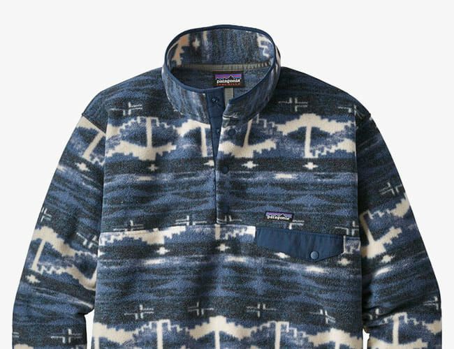 Patagonia synchilla shepherd on sale knit stone blue