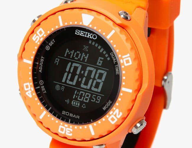 Seiko Collaborated with a Japanese Brand on This Wildly Orange 