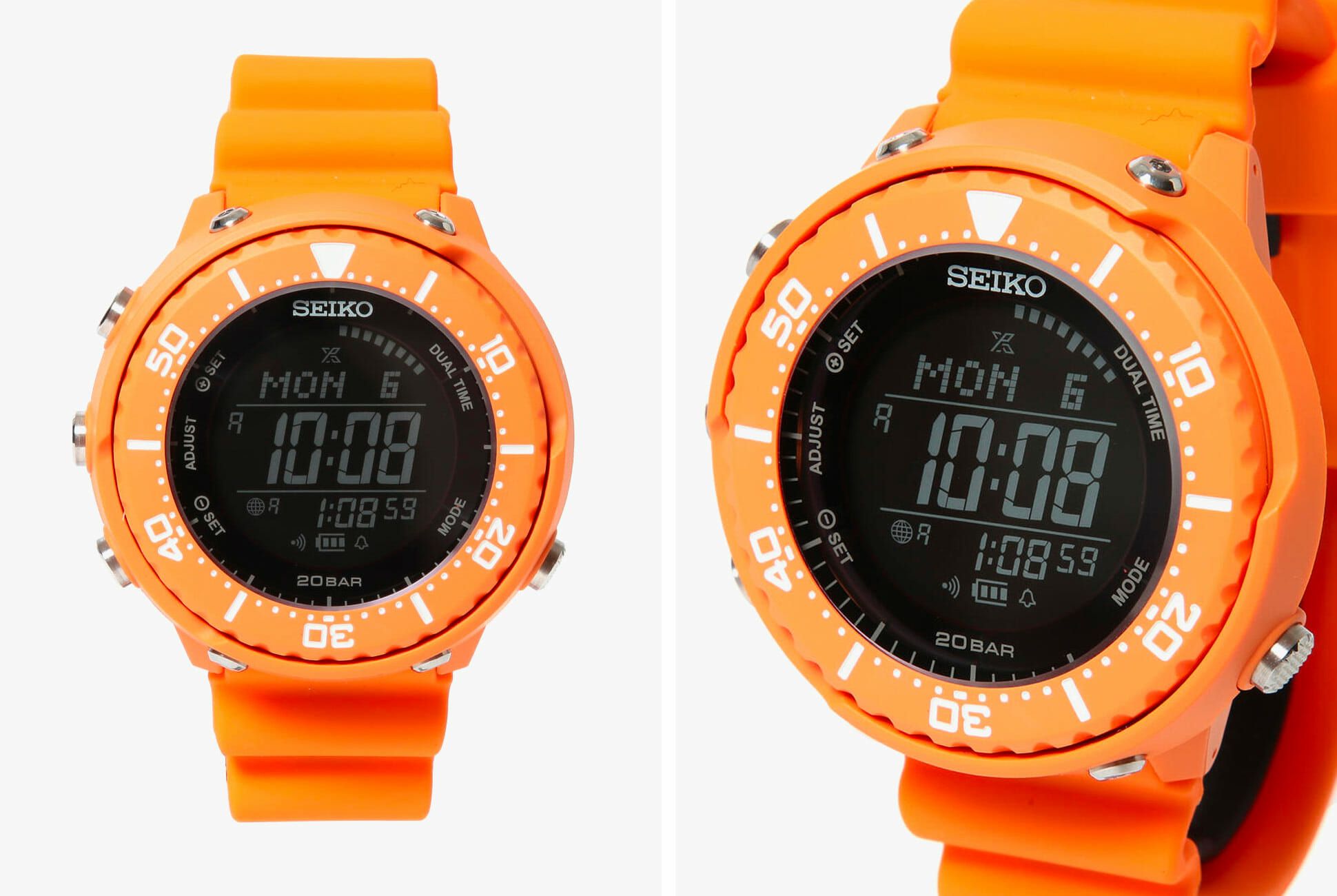 Seiko Collaborated with a Japanese Brand on This Wildly Orange