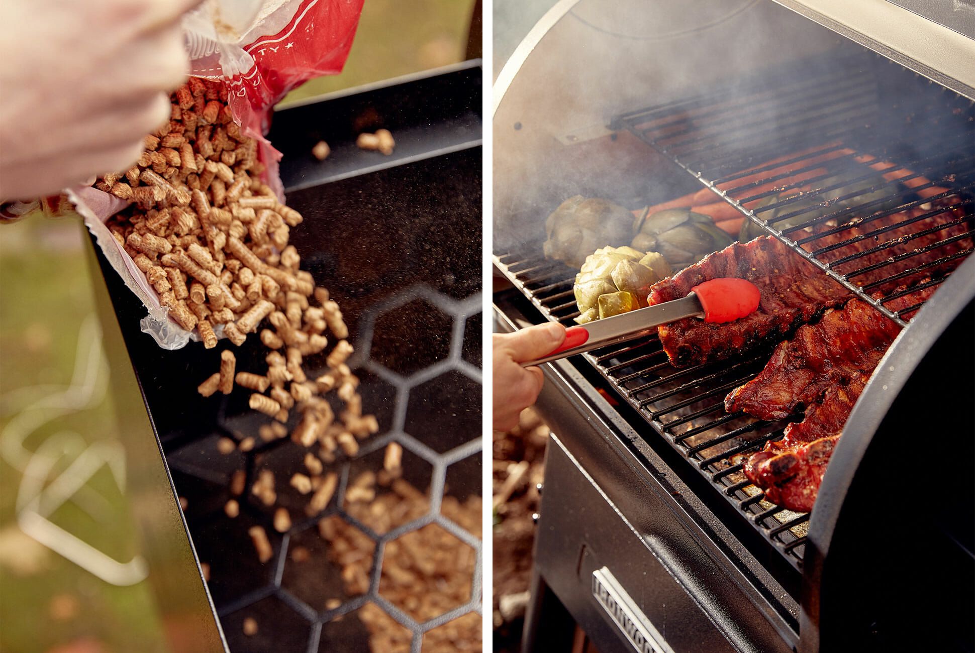 Pellet grilling on sale