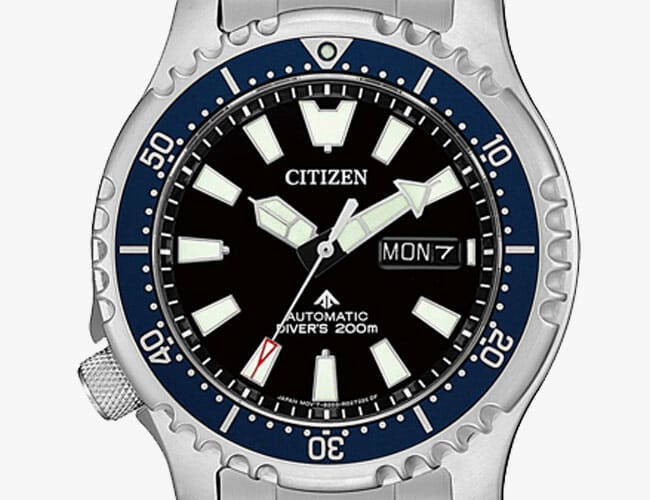 citizen dive watch with depth gauge
