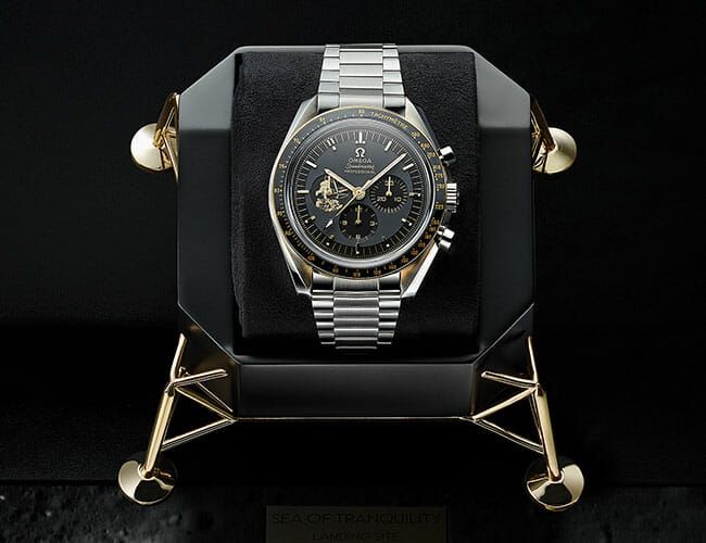omega moon landing watch price