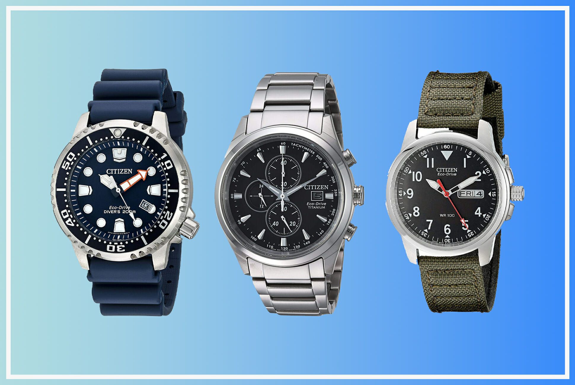 Three Affordable Citizen Watches Are on Sale for Almost 70% Off