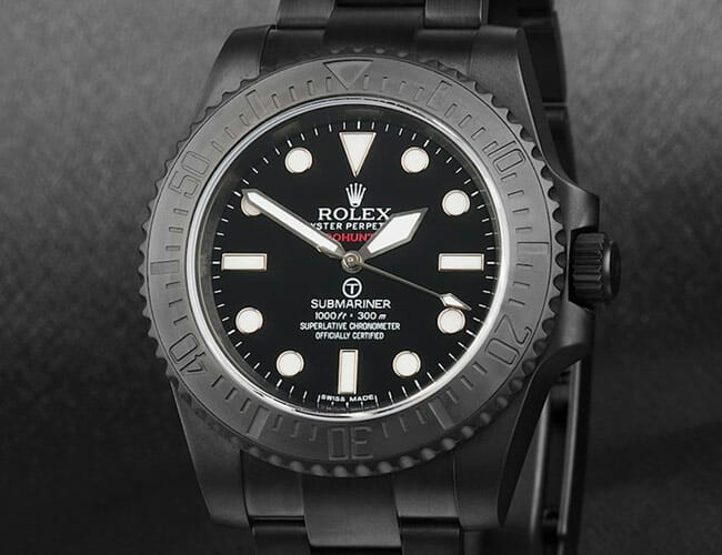 rolex pro hunter submariner black