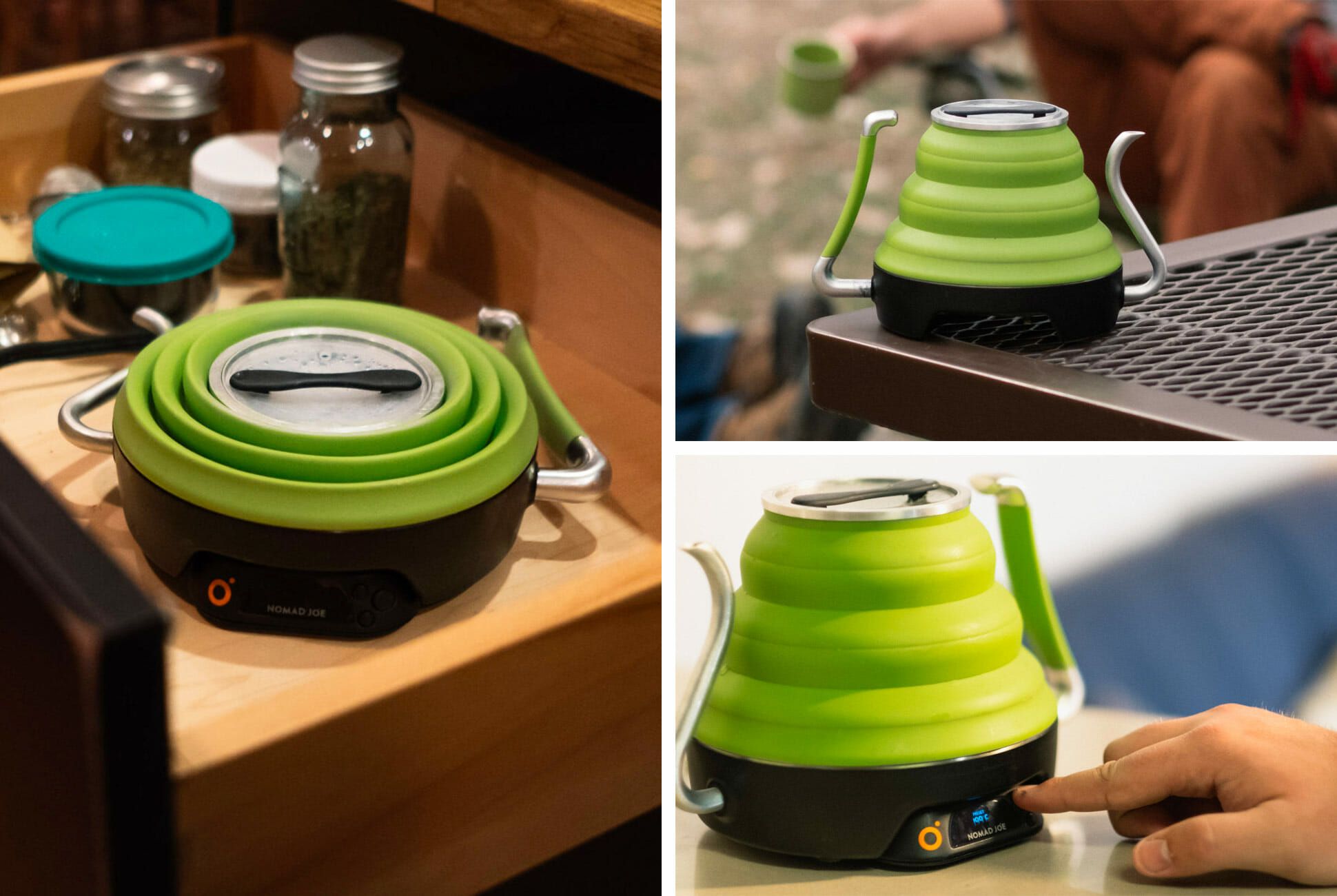 battery powered kettle for camping