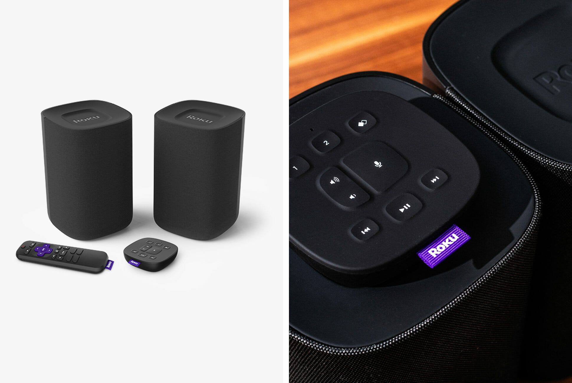 sharp roku tv wireless speakers