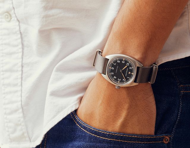 hamilton watch on wrist