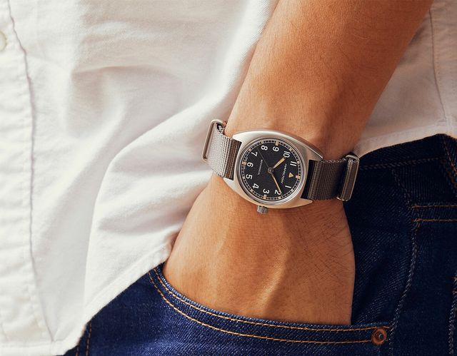 hamilton watch on wrist