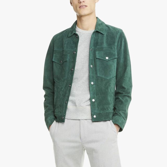 These Luxe Suede Trucker Jackets Are up to 50% Off
