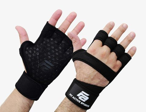 Anti-Slip Breathable Fitness Gloves for Weight Lifting Cross Training RIGWARL Workout Gloves with Wrist Support for Men& Women Gym Gloves 