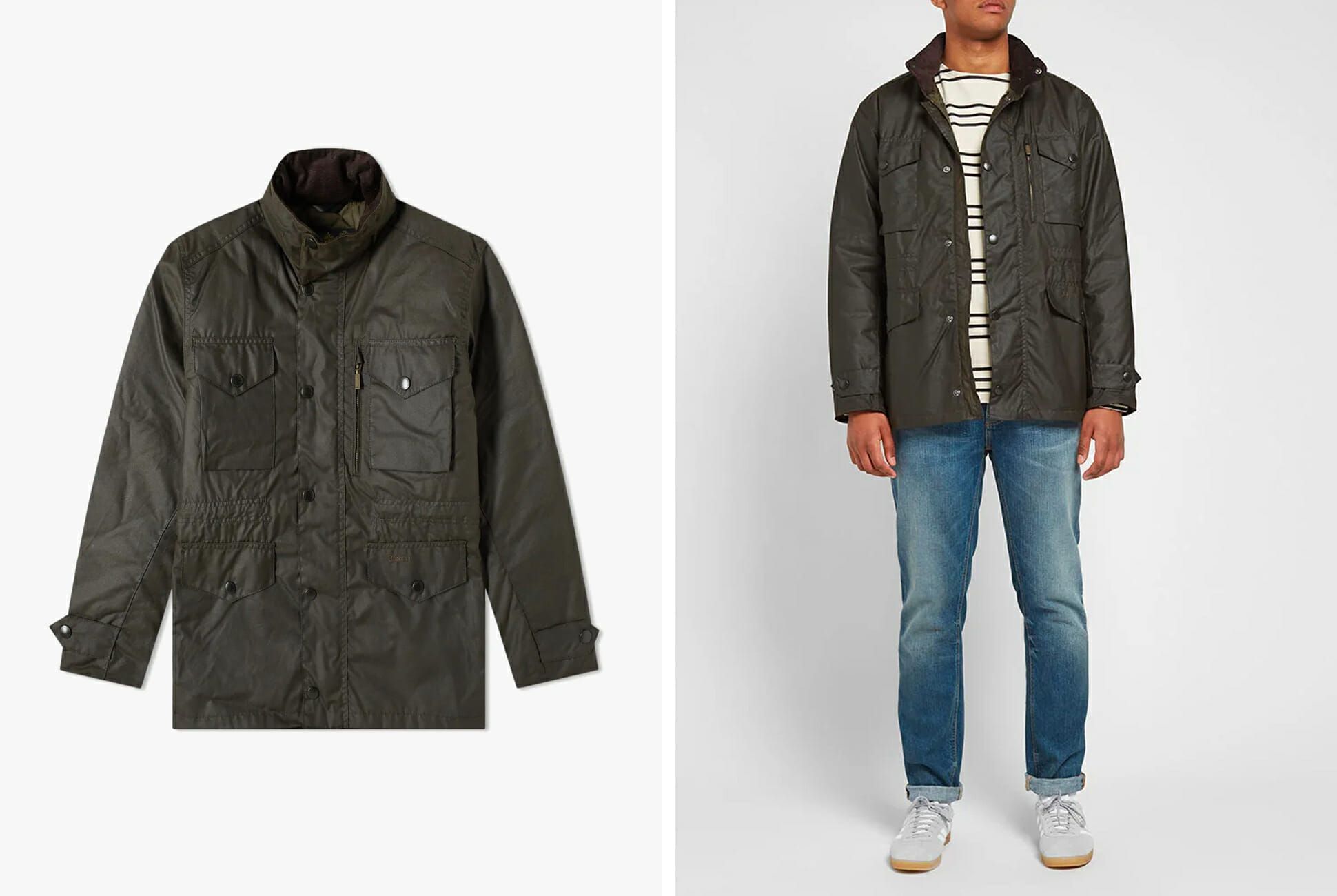iconic barbour jacket