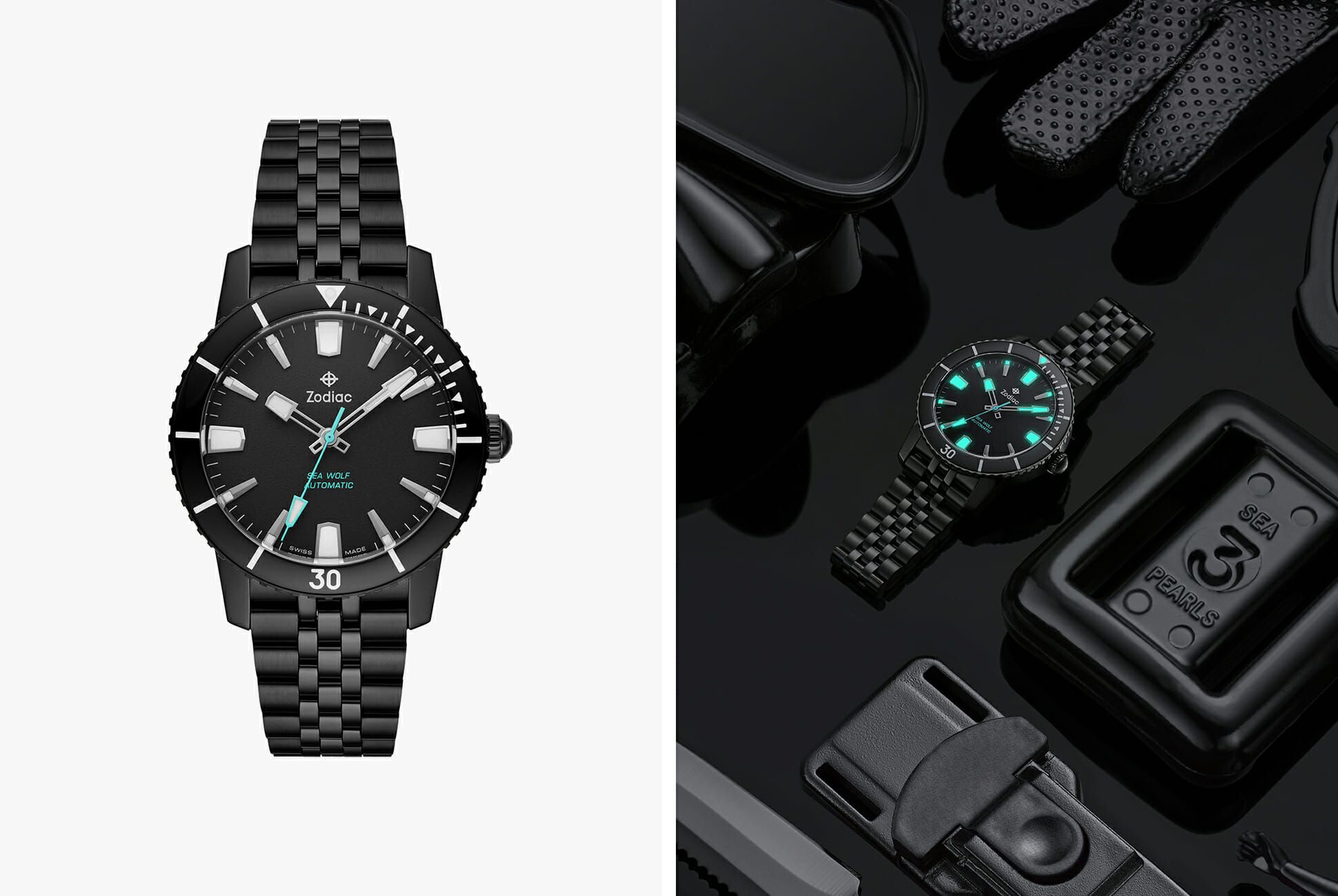 Zodiac Just Released this Stealthy Automatic Dive Watch