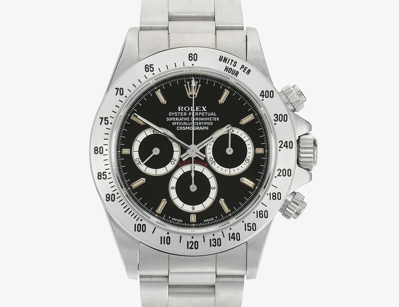 rolex daytona with numbers