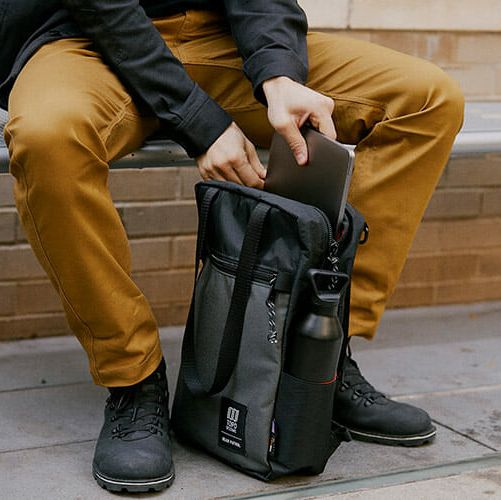 topo designs x gear patrol backpack tote