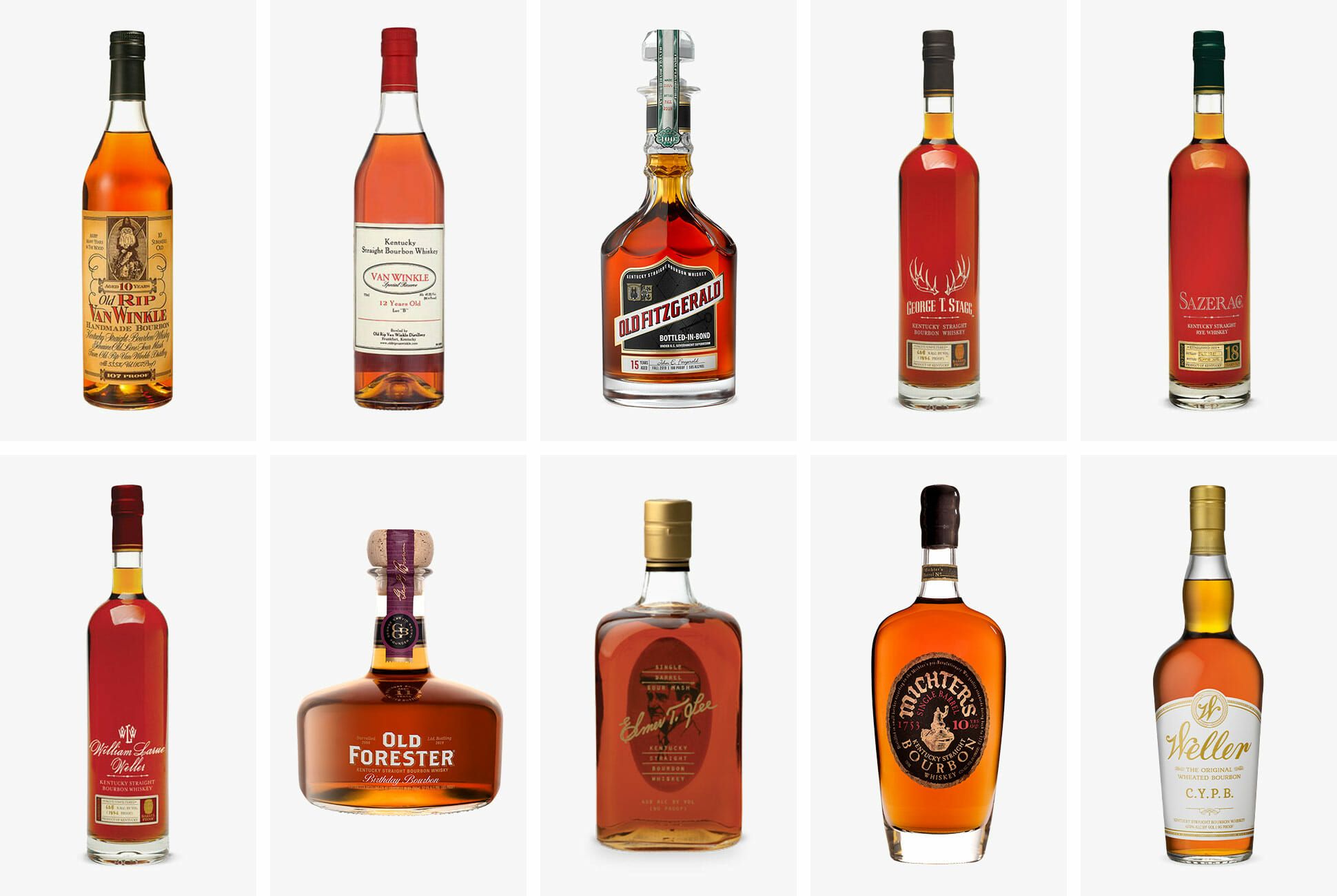 The Best Bourbon Whiskeys You Buy for and Up