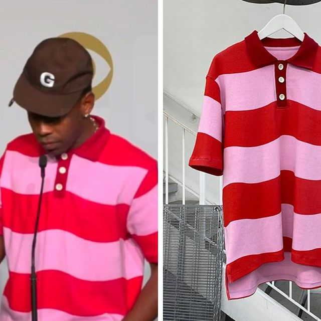 Tyler, the Creator Won His First Grammy Wearing This Custom Polo Shirt •  Gear Patrol