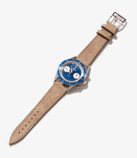 Thick Vintage Clean Cut Full Grain Genuine Leather Watchband Stainless Buckle Colour As Shown Size Options