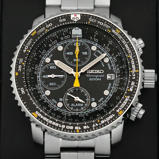 Get This Seiko Pilot's Chronograph Watch for 55% Off