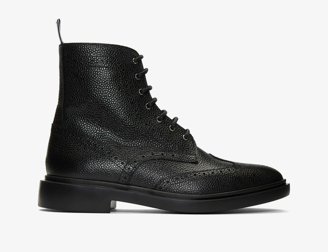 best black leather boots mens