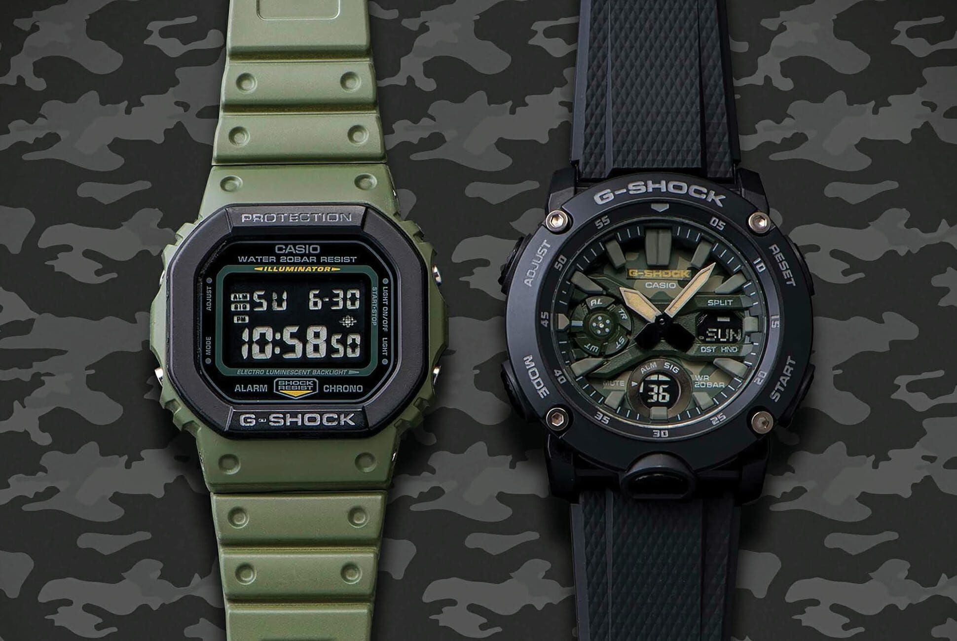 These New G-Shock Watches Have Been Given Full-On Military Treatment