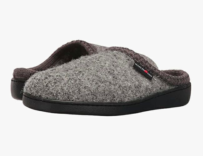 hard sole house slippers