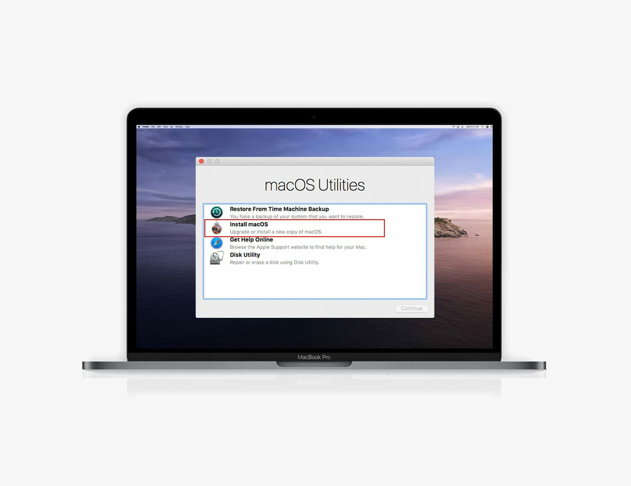 how to factory reset a macbook pro os x