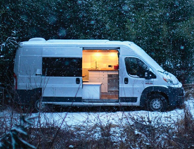 tesla battery van conversion