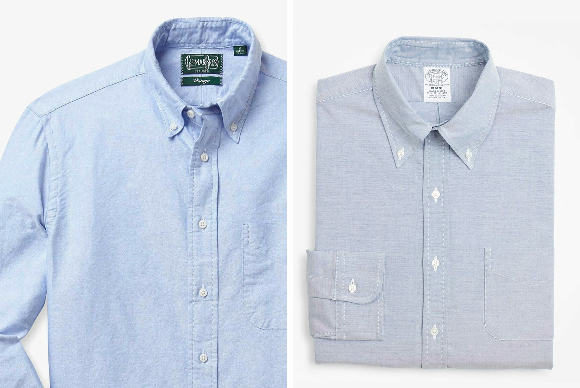 brooks brothers oxford cloth button down