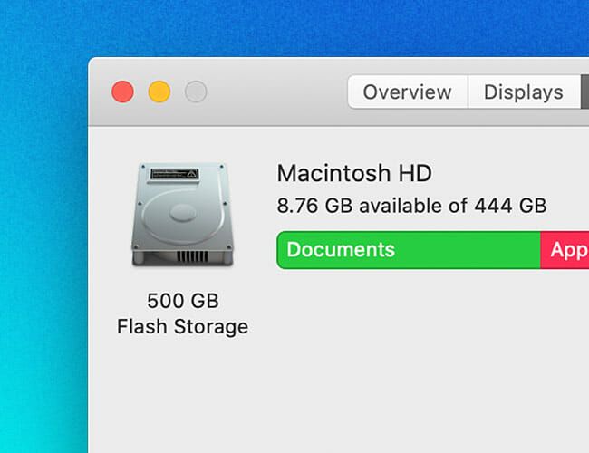 space needed for windows 10 on mac