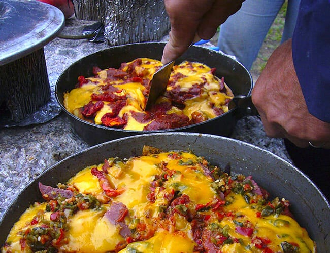 Fry-Bake Pans for Outdoor Cooking: Frying and Baking