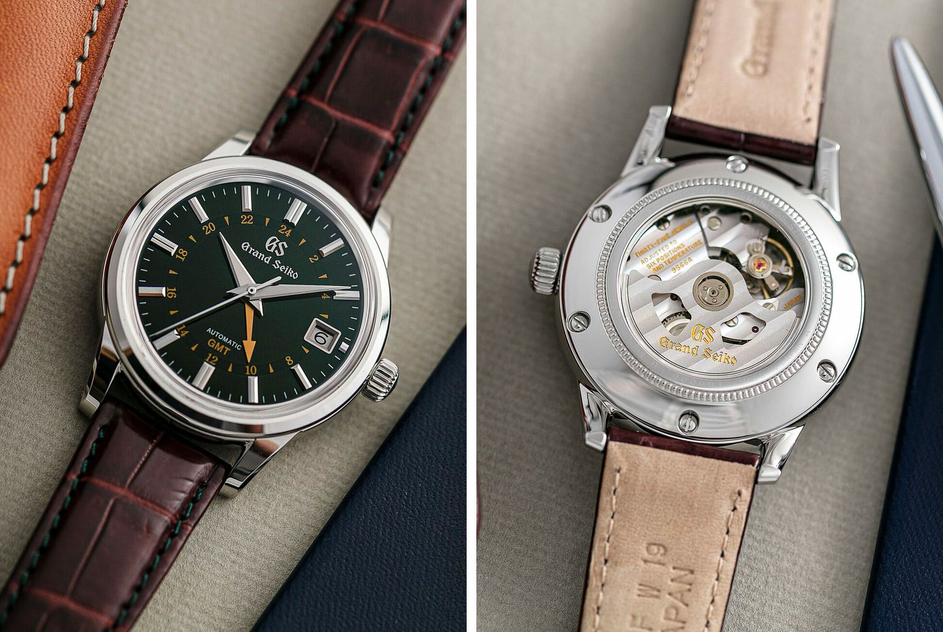 Grand Seiko's GMT Watch Gets a Striking New Green Dial