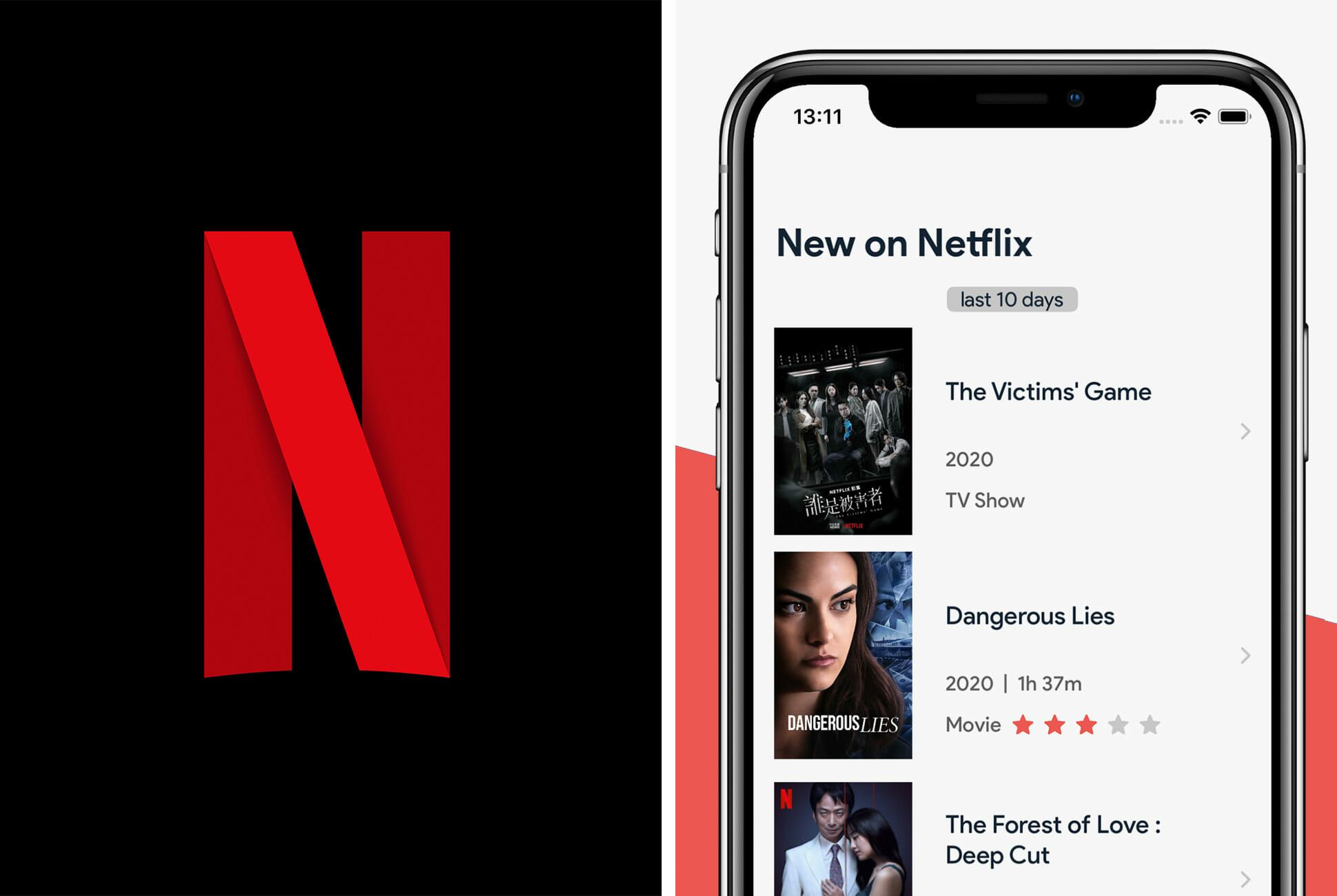 Netflix app jujats