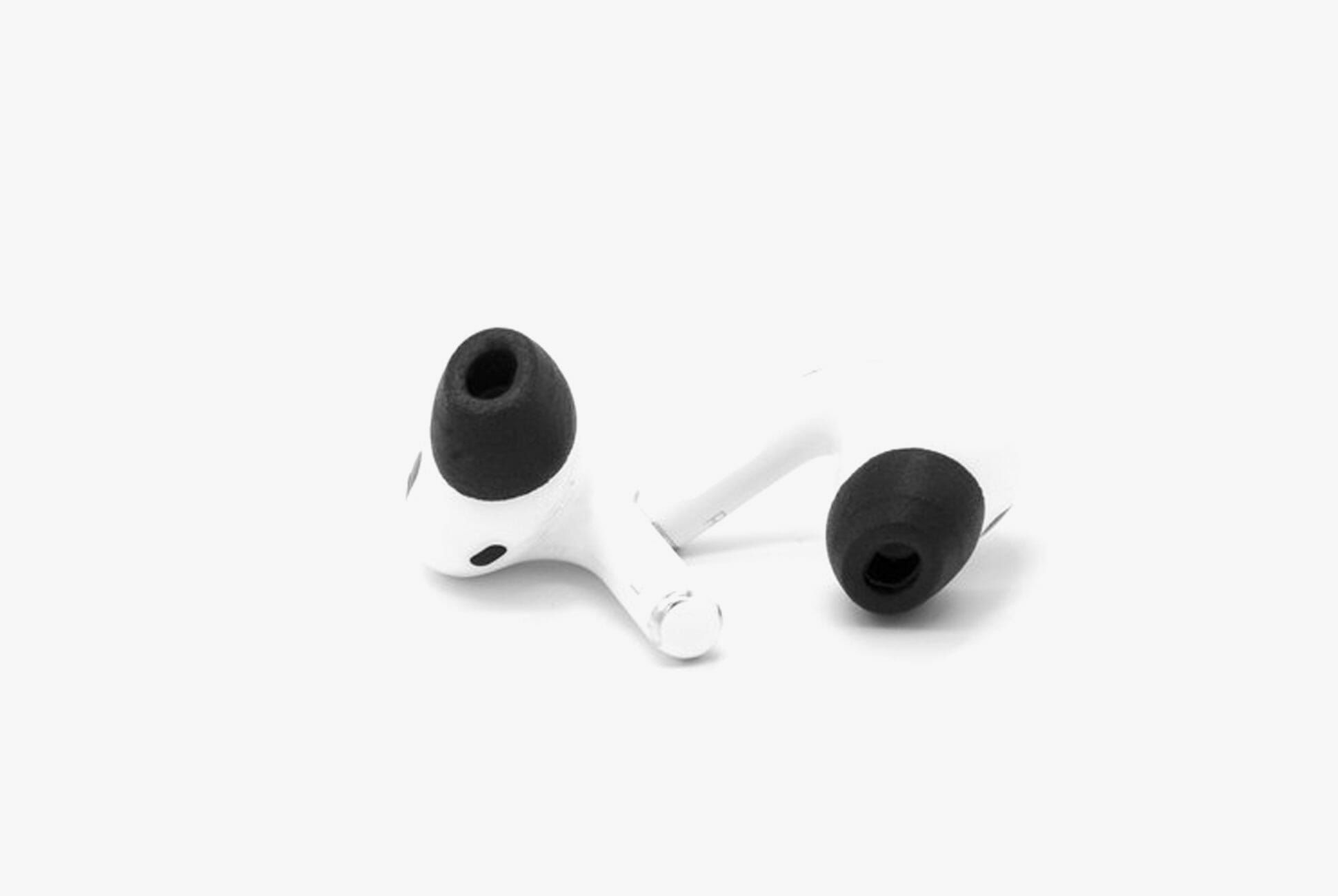 Anti Slip Silicone Eartips Replacement Soft Earphone Tips Compatible with AirPods 3rd 2019-White one Pair Ear Tips for AirPods Pro Earbuds