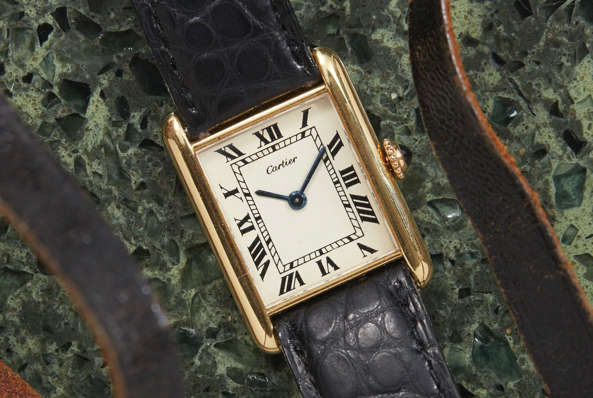 mens cartier tank watch