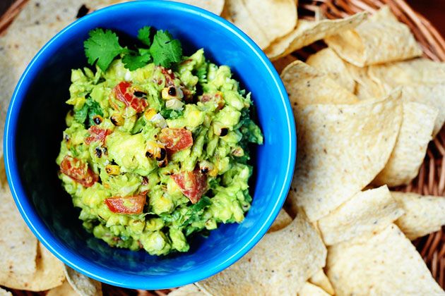 Grilled Corn Guacamole