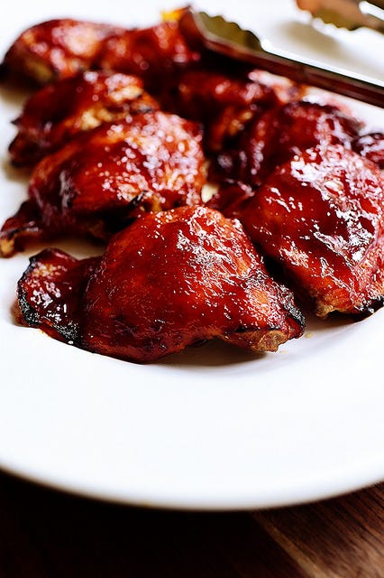 Oven Bbq Chicken Oven Roasted Bbq Chicken Recipe