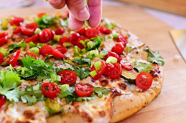 Chicken Avocado Pizza