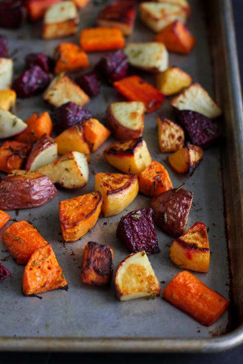 Roasted Rosemary Root Vegetables