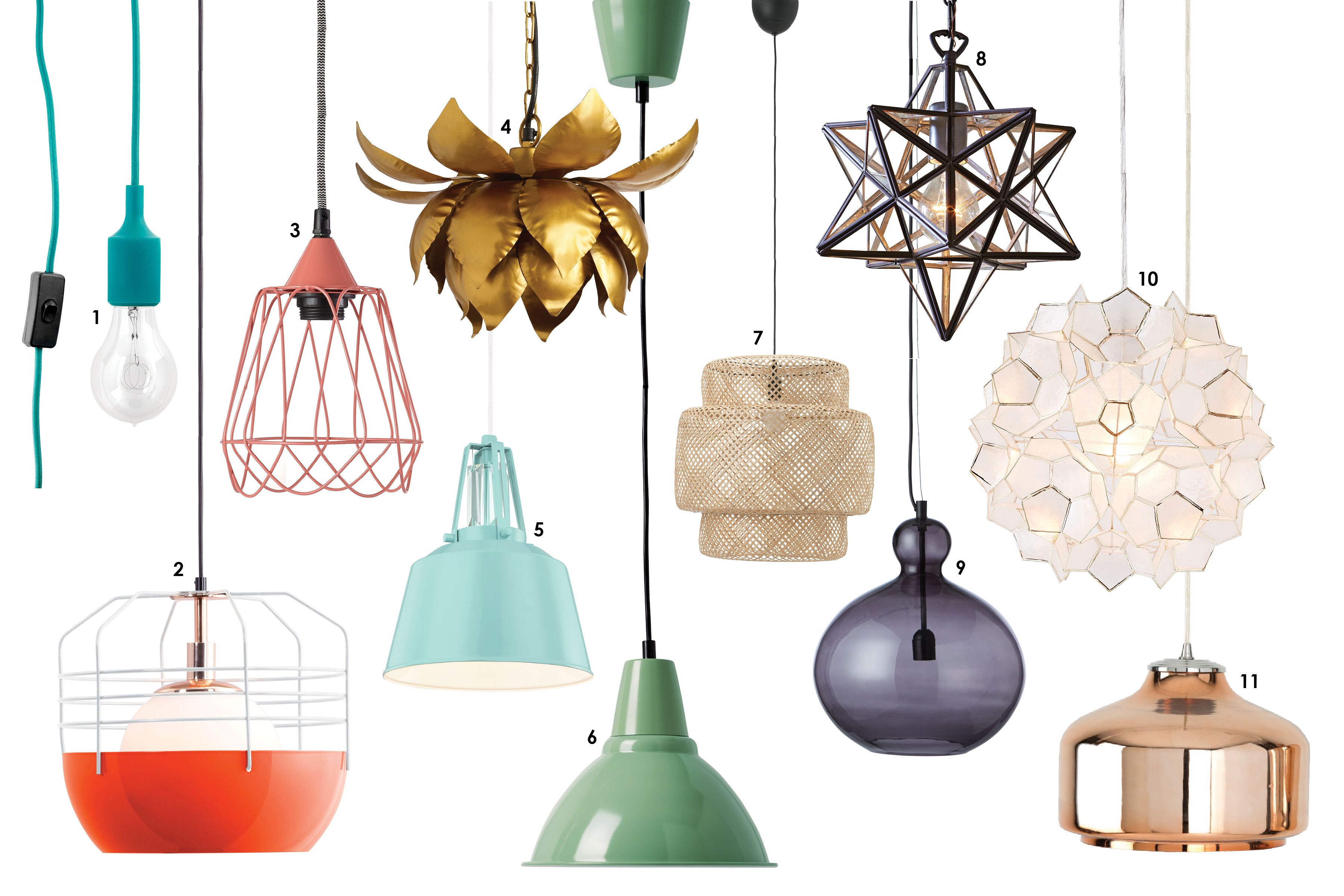 pretty pendant lights