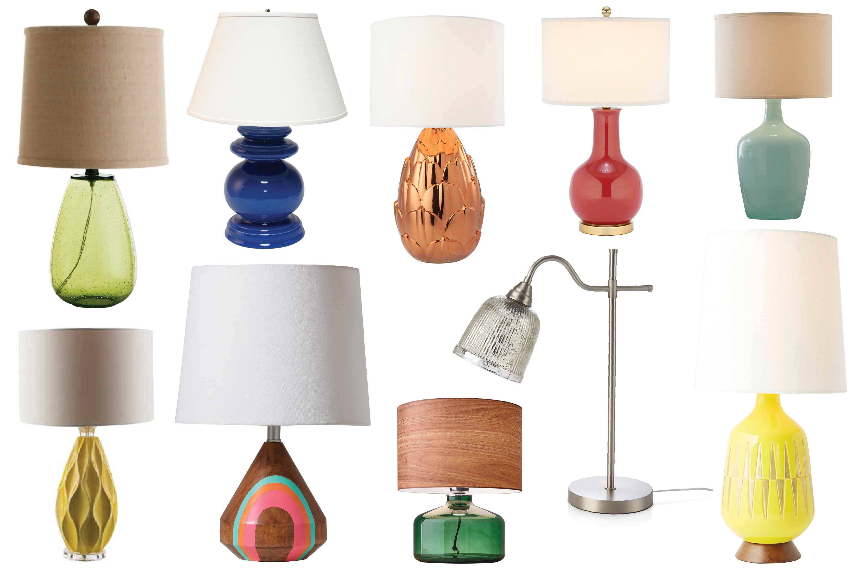 Bright Colorful Table Lamps