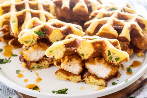 Chipotle Honey Chicken and Waffle Sliders