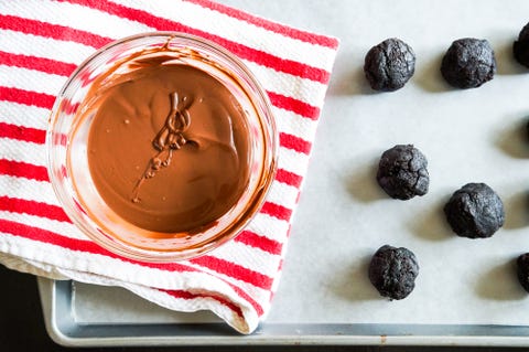 Les truffes au brownie