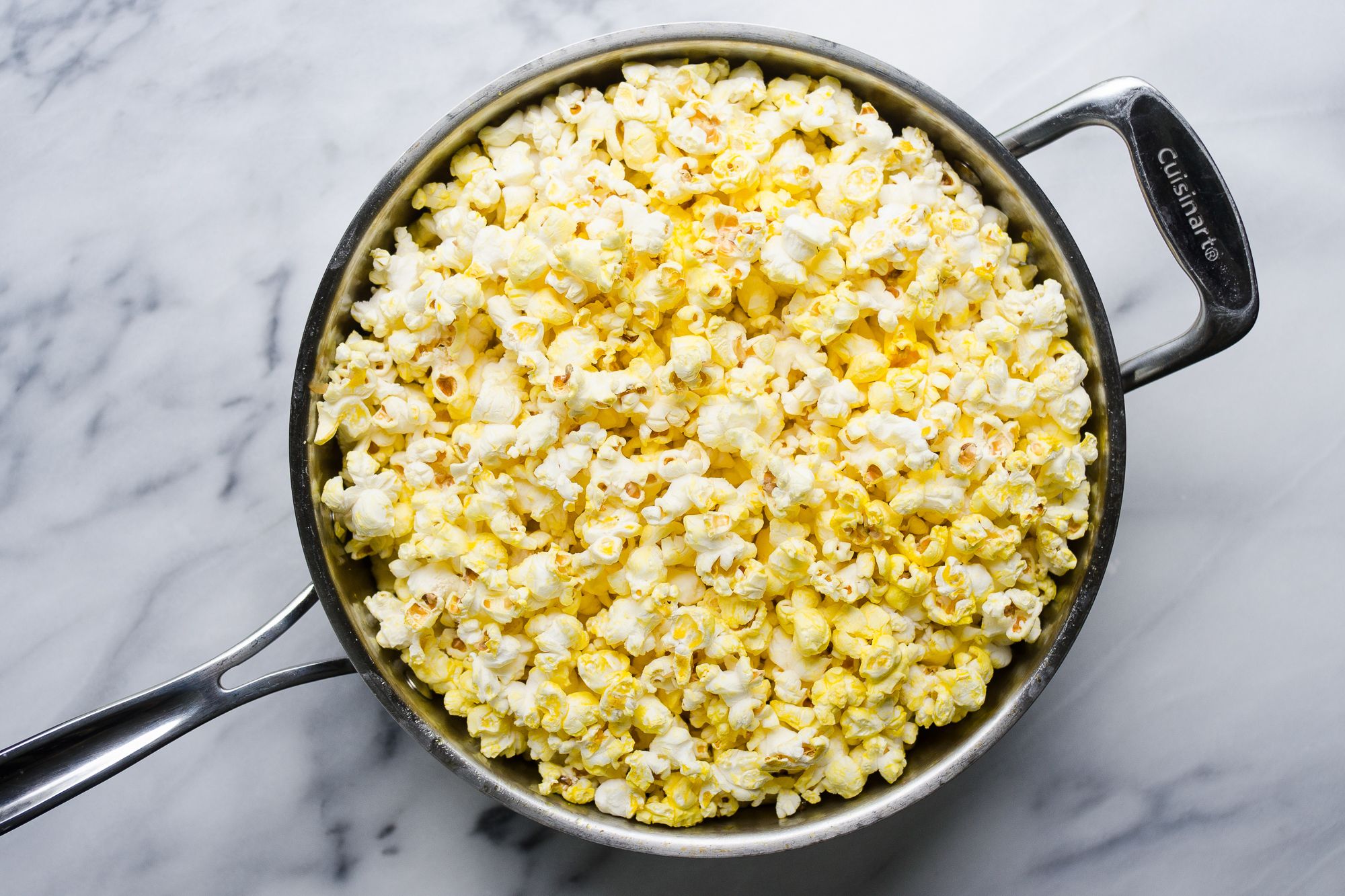 popcorn in a pot