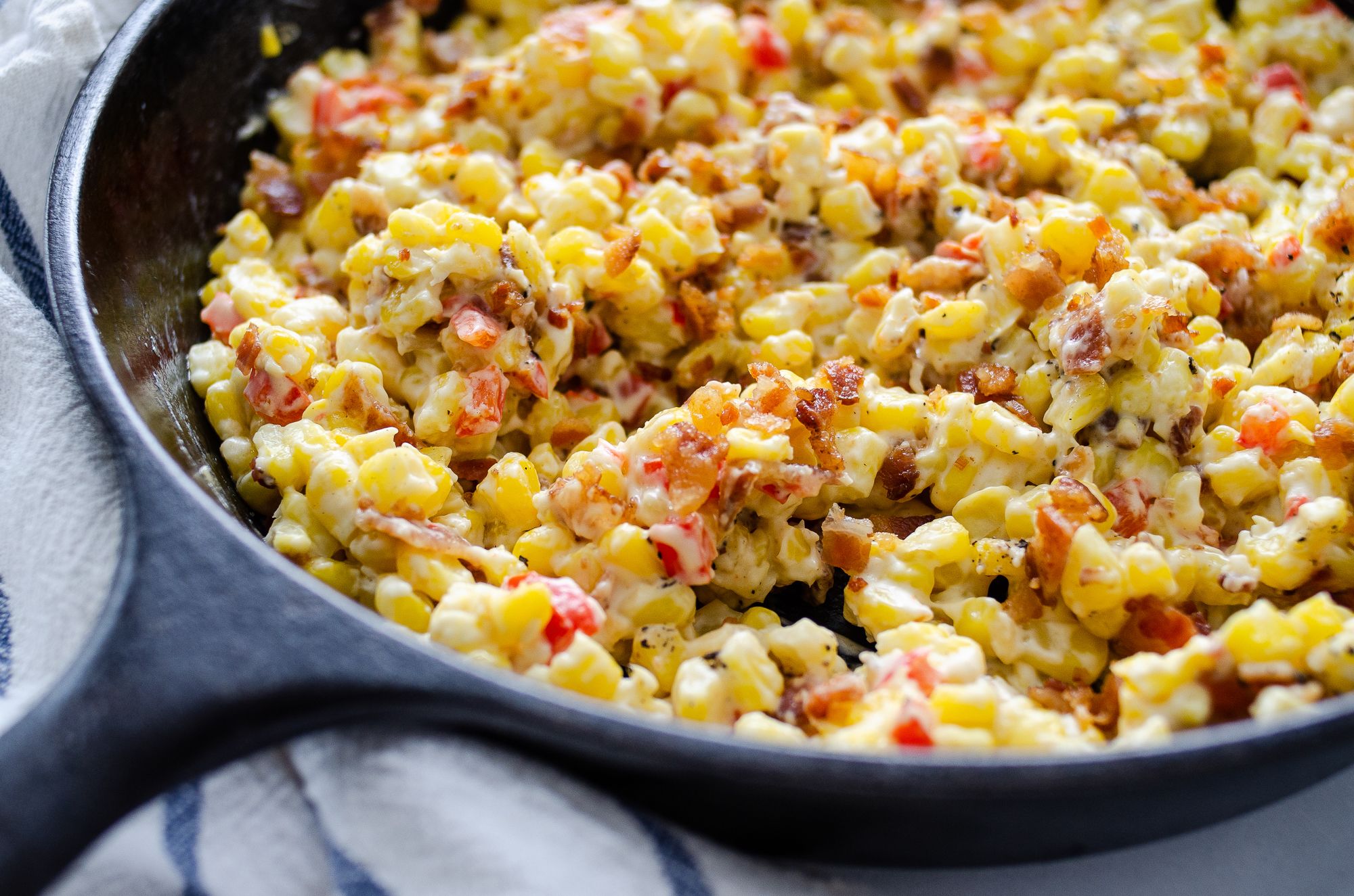 Cream Cheese And Bacon Corn