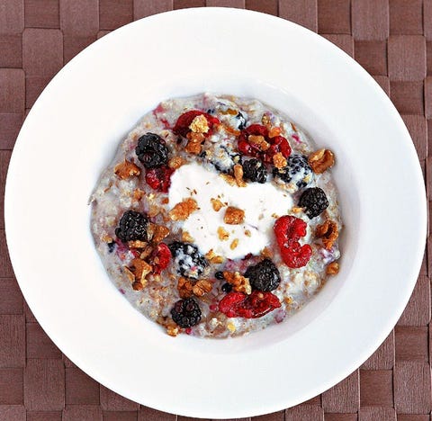 Breakfast bircher muesli